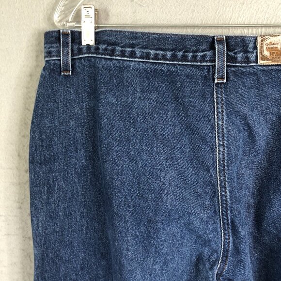 VINTAGE Rocky Mountain Jeans Juniors XL Blue Denim Bareback Western Riding - Picture 8 of 16